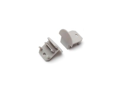 [510806] DIOFLEX Endestykke grå m/udg f/DEEP10 2 stk.