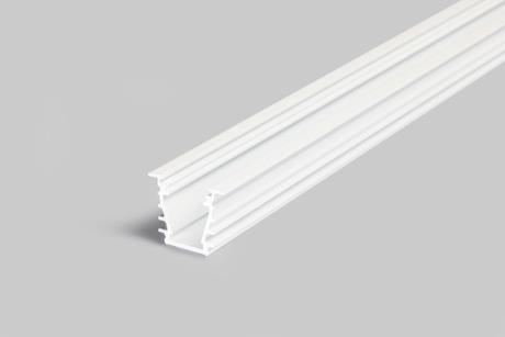 [510808] DIOFLEX Hvid alu profil DEEP10 C/UX 2m 23,4x19mm