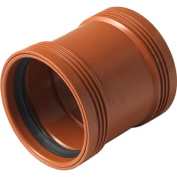 [195081111] Wavin 110 mm PP-kloakdobbeltmuffe