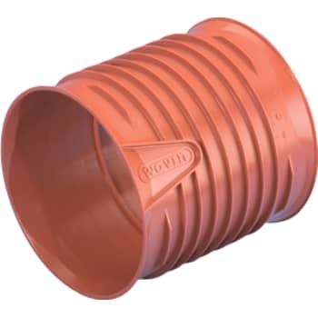[195270250] Wavin Rib/Rib2 250 mm PP-dobbeltmuffe, uden gummiringe