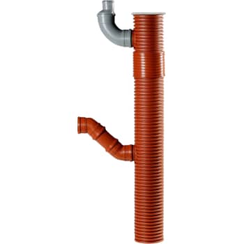 [195501195] Uponor 200 x 110 mm PP-tagnedløbsbrønd med vandlås, drejelig top