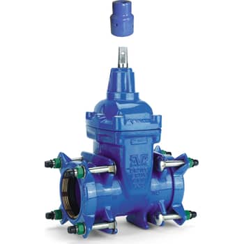 [141451110] AVK 110 mm ventil med Supa Plus™ trækfaste koblingsender til PE- og PVC, PN16