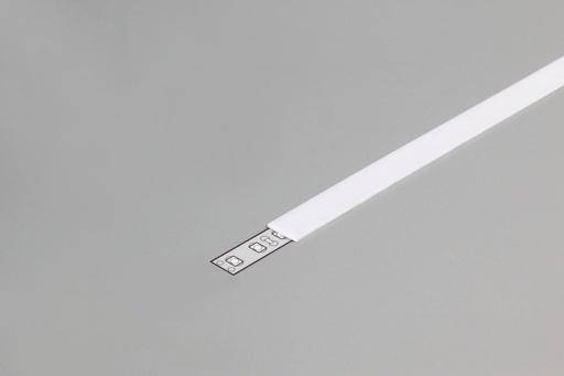 [510710] DIOFLEX Afdækning A opal f/alu profil 2m