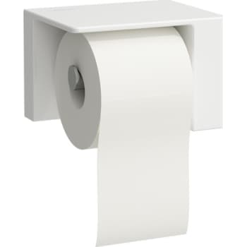 [930215460] VAL KERAMIK Toiletrulleholder venstre 170X130X115mm hvid