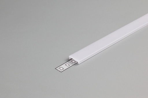 [510712] DIOFLEX Afdækning C opal f/alu profil 2m