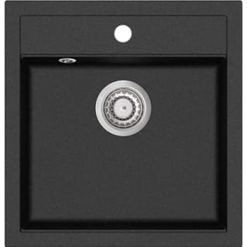 [930215773] Lavabo Jupiter 50 komposit køkkenvask, sort