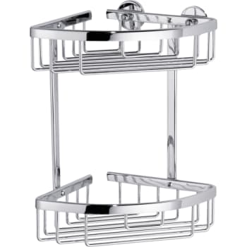 [930217255] tesa® Aluxx hjørnekurv dobbelt 260 mm x 163 mm x 170mm krom