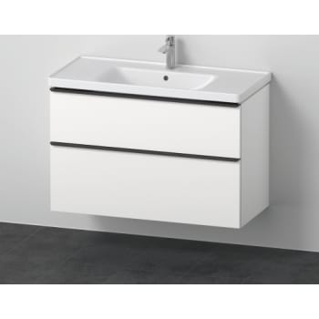 [930218943] Duravit D-Neo mat hvidt møbelsæt med 2 skuffer, 1000 mm