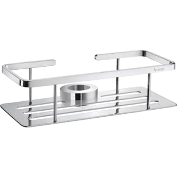 [930229980] Smedbo living kurv til brusestang. poleret krom, 250 x 103 mm