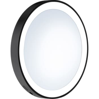 [930230022] Smedbo outline lite sminkespejl med sugekopper, led, x7, sort