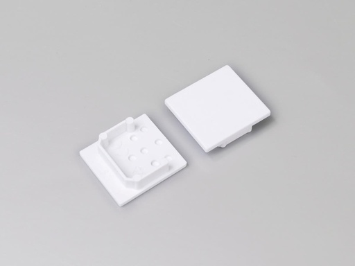 [510812] DIOFLEX Endestykke hvid f/LINEA20 F/TY 2 stk