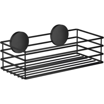 [930230173] Smedbo beslagsboden enkel brusekurv, sort rustfrit stål,