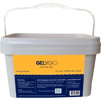 [930230574] 6KG Gelygo spand til minimum 1200liter vand. løst granulat