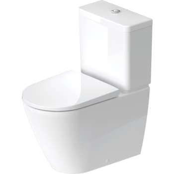 [930230768] Duravit D-Neo gulvstående toilet, 650 mm, Rimless, WonderGliss