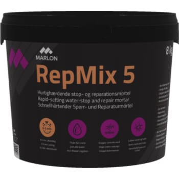 [930230802] Marlon RepMix 5 stop- og reparationsmørtel, 8 kg