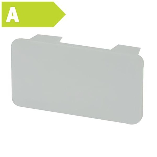 [1736009102] Endestykke til LE 40/60 perlegrå