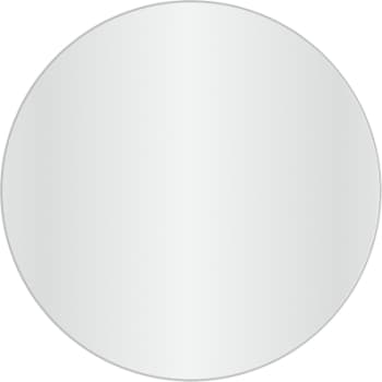 [930231057] Loevschall Refine spejl med ramm, børstet aluminium, Ø80 cm