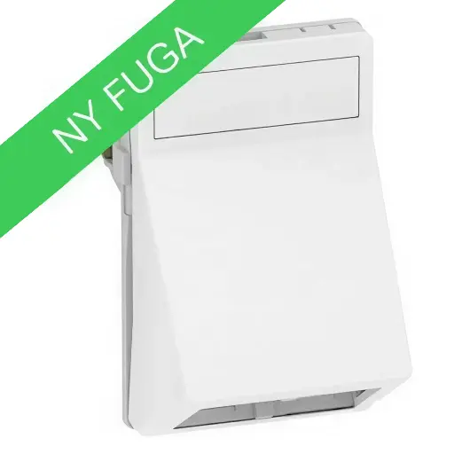 [1088009462] UDTAG FUGA 2X ACTASSI 1,5M VINKEL HVID