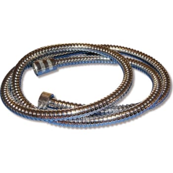 [738002104] 1500 mm Metalslange krom 1kon. 1 omløber