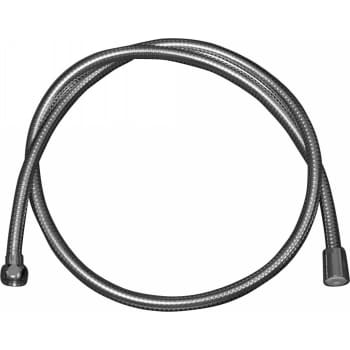 [738005104] 2000 mm Metalslange krom 1kon. 1 omløber