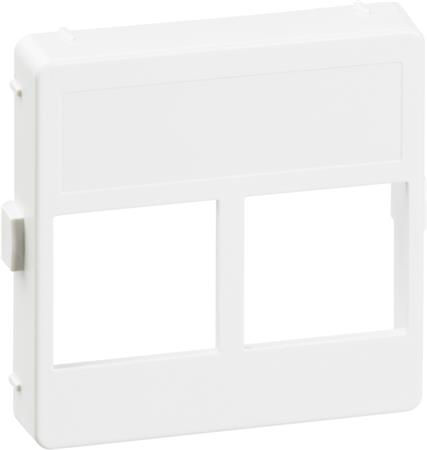 [1088007749] LK Fuga dataudtag til 2xActassi RJ45 1m - hvid