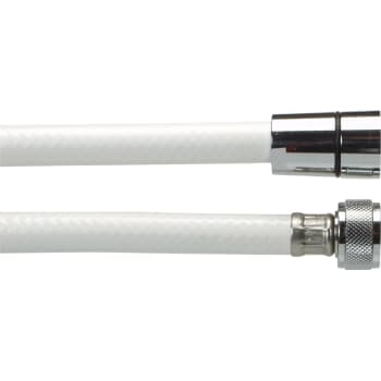 [738297205] Bruseslange, hvid, glat, 1/2" x 1500 mm