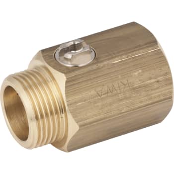 [743500306] 3/4" Kuglehane ubehandlet muffe/nippel