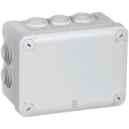 [1021016771] LK forgreningsdåse P-boks med membrannipler 193x121x87mm.IP55