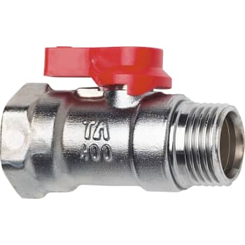 [743523464] 1/2" Kugleventil TA 400 rød