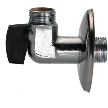 [743832204] 1/2" Kuglehane med kontra vinkelløbende nippel/nippel