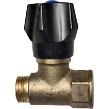 [744184204] 1/2" Stopventil med kontraventil
