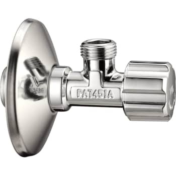[744416023] 1/2" x 3/8" Stopventil krom