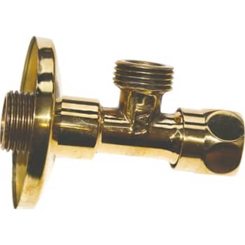 [744416504] Stopventil tipoleret messing 1/2" x 1/2" med ø 56 roset