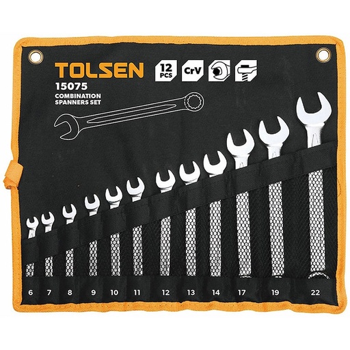 [9816559] Gaffelnøglesæt, 12 dele