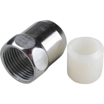 [744540233] 3/8" x 10 mm omløber krom t/minifix høj