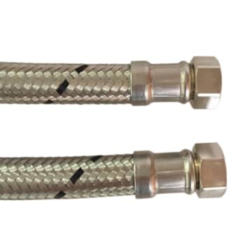 [744630076] Neoflex silikone, rustfri flet DN20 3/4" x 3/4" L 1200 mm.