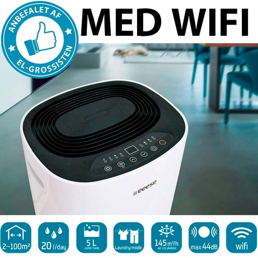 [2509] Eeese Adam med Automat affugtning, WIFI og Tøjtørringstilstand