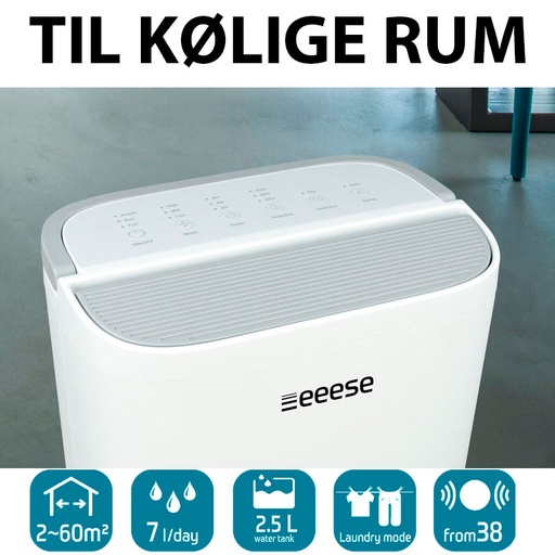 [2543] Eeese Mark, arbejder særligt godt i kølige temperaturer og tørrer vasketøjet hurtigere