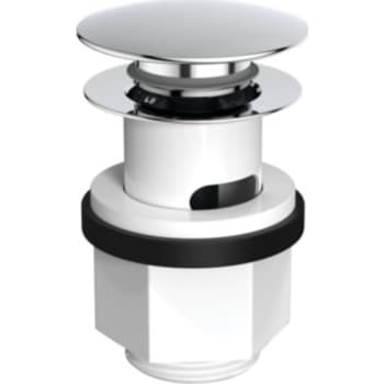 [745113290] Ideal Standard push open bundventil plast G5/4" krom