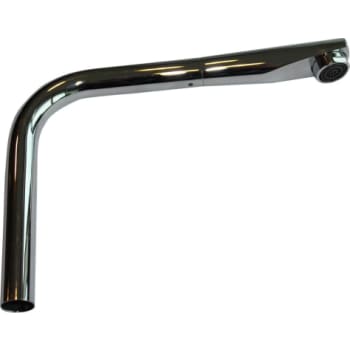 [745116040] Børma tud for A1 A2 køkken L-tud krom med 24 mm luftblander