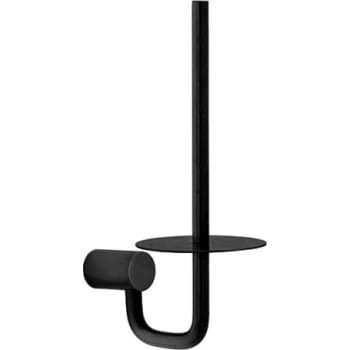 [776591231] Reservepapirholder m/plade mat sort