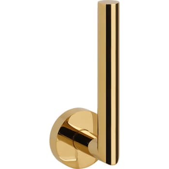 [776617135] KRISS SIMPLE Reservepapirholder i blank messing/guld (PVD) lodr