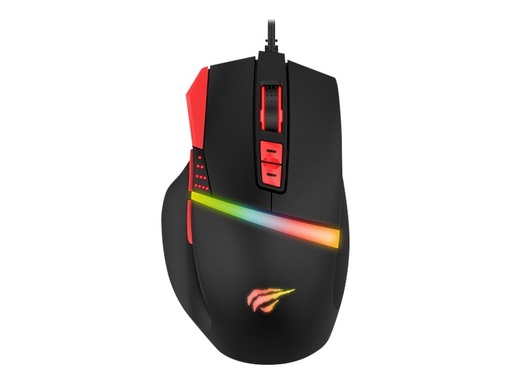 [993795480] Havit Gaming Mouse with RGB Light bar 8200DPI