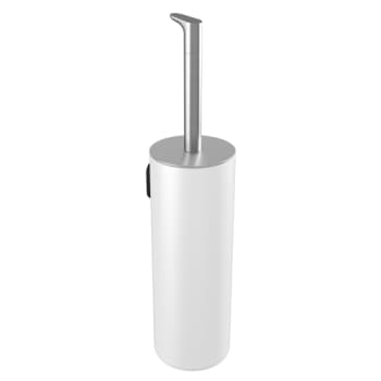 [778496015] Toiletbørste, børstet stål/hvid