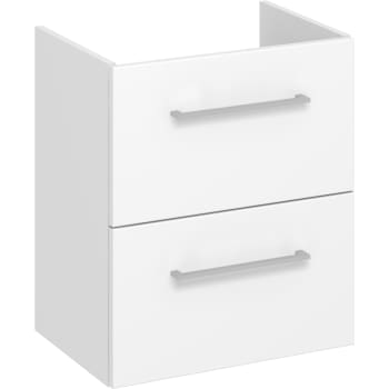 [780931650] Dansani Mido Vaskeskab 2 skuffer og greb 58x50x35 cm hvid mat
