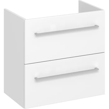 [780931660] Dansani Mido Vaskeskab 2 skuffer og greb 58x60x35 cm hvid mat