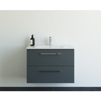 [780939242] Dansani 81 cm møbelpk. Mido 2 skuffer. vask AMBER, grå mat