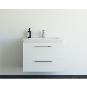 [780939345] Dansani 82,7 cm møbelpk. Mido 2sk. vask LARGHETTO, hvid hgl