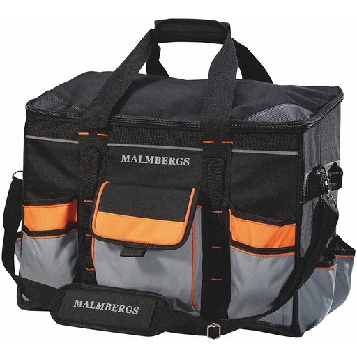 [9916097] Værktøjstaske m. bærehåndtag og justerbar skulderrem