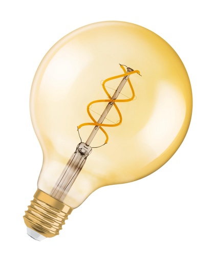 [5657028469] OSRAM Vintage 1906 LED globe spiral 5W/820 (25W) E27 guld